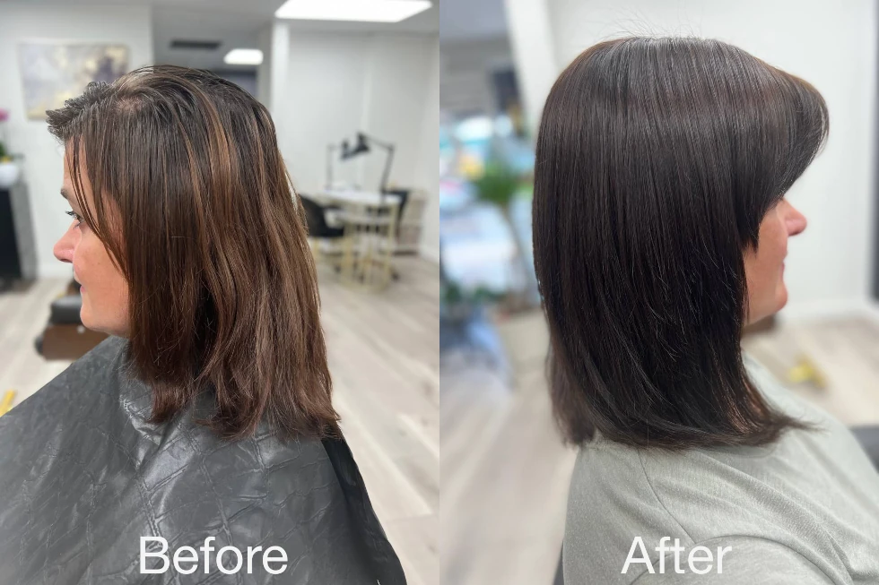 Single Color Before After Lawa Salon
